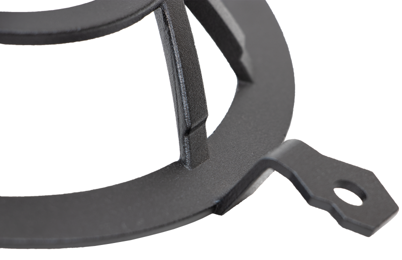 Jeep Wrangler Rubicon Headlight Guard - Fishbone Offroad - Aluminum - Black - `18-`27